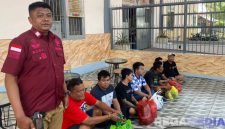 Caption: pengamanan pemindahan sejumlah warga binaan / napi Lapas Narkotika Pamekasan ke Lapas lain, (foto istimewa). 