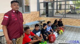 Caption: pengamanan pemindahan sejumlah warga binaan / napi Lapas Narkotika Pamekasan ke Lapas lain, (foto istimewa). 