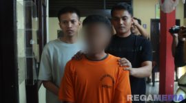 Caption: inisial YS, DPO kasus curanmor saat diamankan Satreskrim Polres Bangkalan, (foto istimewa). 