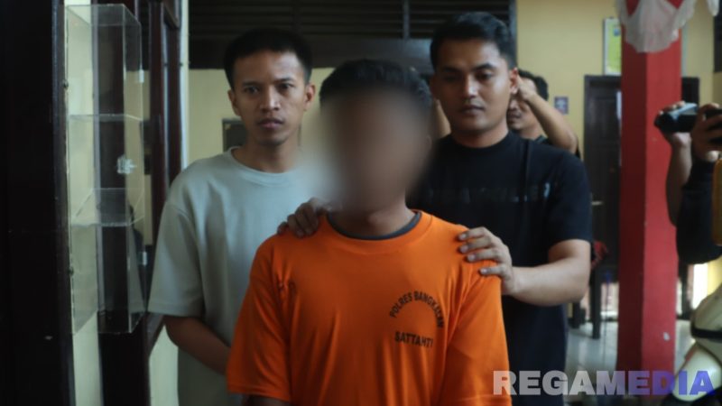 Caption: inisial YS, DPO kasus curanmor saat diamankan Satreskrim Polres Bangkalan, (foto istimewa). 