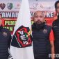 Caption: Ketua PWS Abdus Salam didampingi dua rivalnya, Hariyanto dan Abdul Qodir, (dok. regamedianews). 