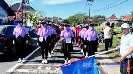 Caption: Nezma Group saat pelepasan gerak jalan (dok.regamedia)