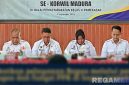 Caption: Kepala Bapas Pamekasan, didampingi Kalapas Pamekasan, Karutan Sampang dan Kalapas Narkotika Pamekasan, (dok. regamedianews). 