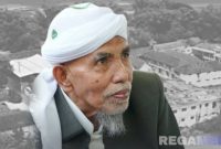 Caption: Pengasuh Ponpes Darut Tauhid Injelan, alm. KH. Muhaimin Abdul Bari, (dok. regamedianews). 