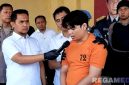 Caption: konferensi pers, polisi interogasi langsung Alvi Maulana tersangka pembunuhan Tiara. 
