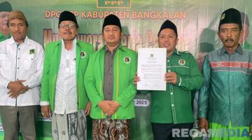 Caption: DPC PPP Kabupaten Bangkalan pose bersama usai muskercab, (dok. regamedianews). 