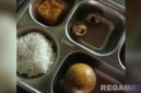 Caption: potongan video viral, tampak menu program MBG di wilayah Camplong Sampang Madura, (dok. regamedianews). 