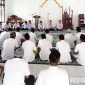 Caption: antusias warga binaan, saat mengikuti pembukaan program Pondok Pesantren At-Taubah Rutan Sampang, (foto istimewa). 