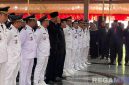 Caption: suasana sebelum berlangsungnya pengambilan sumpah jabatan pejabat, di Pendopo Agung Bangkalan, (dok. regamedianews). 