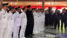 Caption: suasana sebelum berlangsungnya pengambilan sumpah jabatan pejabat, di Pendopo Agung Bangkalan, (dok. regamedianews). 