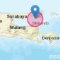Caption: titik lokasi terjadinya gempa bumi, (sumber foto: Badan Meteorologi, Klimatologi, dan Geofisika / BMKG). 