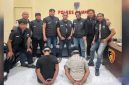 Caption: Tim Jatanras Satreskrim Polres Sampang, meringkus dua pelaku curanmor inisial MD dan JD, (dok. regamedianews). 
