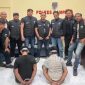 Caption: Tim Jatanras Satreskrim Polres Sampang, meringkus dua pelaku curanmor inisial MD dan JD, (dok. regamedianews). 