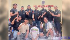Caption: Tim Jatanras Satreskrim Polres Sampang, amankan DPO pelaku persetubuhan dan pencabulan, (sumber foto: Humas Polres Sampang). 