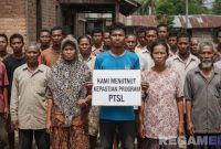 Caption: ilustrasi Gemini AI, sejumlah warga menuntut kejelasan terkait program PTSL, (dok. regamedianews). 