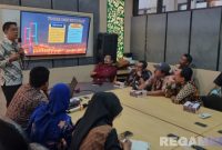 Caption: Inspektorat Kabupaten Bangkalan saat peluncuran dan pemaparan, tentang aplikasi KLIK AKU, (dok. foto istimewa). 