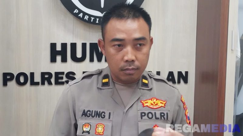 Caption: Kasi Humas Kepolisian Resor Bangkalan, Ipda Agung Intama, (dok. regamedianews). 