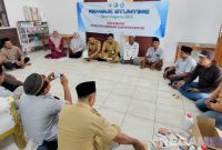 Caption: berlangsungnya kegiatan rembuk stunting oleh Pemdes Rabasan bersama lintas sektor, (dok. regamedianews.com