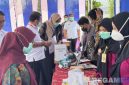 Caption: Kemenkes RI menelusuri satu per satu alur kegiatan mulai dari registrasi, pemeriksaan, hingga tindak lanjut hasil skrining, (dok. foto istimewa). 