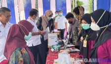 Caption: Kemenkes RI menelusuri satu per satu alur kegiatan mulai dari registrasi, pemeriksaan, hingga tindak lanjut hasil skrining, (dok. foto istimewa). 