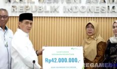 BPJS Ketenagakerjaan dan Kemenag Serahkan Santunan Kematian Petugas Haji
