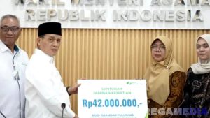 BPJS Ketenagakerjaan dan Kemenag Serahkan Santunan Kematian Petugas Haji