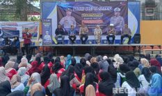 Polantas Sampang Ajak Mahasiswa Tertib Lalin