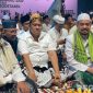 Caption: Pengusaha sukses asal Pamekasan Madura Jawa Timur H. Her, tampak bersama KH. Mahrus Malik dan sejumlah ulama', (dok. regamedianews). 