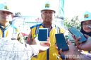 Caption: Wabup Sampang KH Ahmad Mahfud, didampingi Kajari dan Dandim Sampang saat diwawancara awak media, (dok. regamedianews). 