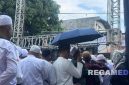 Caption : Jamaah rela berdesakan saat ikuti acara haul Solo 2025 (dok.regamedianews)