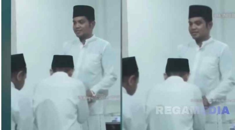 Caption; Potongan cuplikan video Gus Ali Mustakim (regamedianews)
