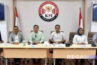 Caption: Komisi Penyiaran Indonesia (KPI), saat memberikan keterangan pers, (dok. foto istimewa). 