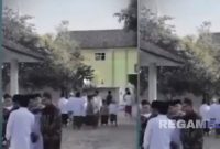 Caption: cuplikan potongan video yang ditayangkan oleh Trans7, (dok. regamedianews). 