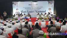 Caption : Suasana peringatan hari santri nasional di Polres Sampang (dok.regamedia)