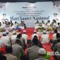 Caption: suasana peringatan Hari Santri Nasional di Mako Polres Sampang, (dok. regamedianews). 