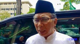 Captiom: Ketua Umum PBNU saat memberi keterangan pers dijakarta, (dok. regamedianews). 