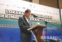 Caption : Anggono Mahendrawan, Kepala Satuan Kerja Khusus Pelaksana Kegiatan Usaha Hulu Minyak dan Gas Bumi Perwakilan Jabanusa, (dok. regamedianews). 