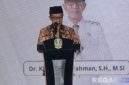 Caption: Bupati Pamekasan KH Kholilurrahman, sampaikan sambutan dalam acara Madura Batik Festival, (dok. regamedianews).