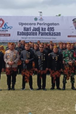 Upacara Hari Jadi Ke-495, Bupati Pamekasan Gunakan Bahasa Madura