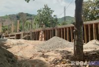 Caption: tampak fisik bangunan proyek refitalisasi di SMK Negeri Model Gorontalo, (dok. regamedianews). 