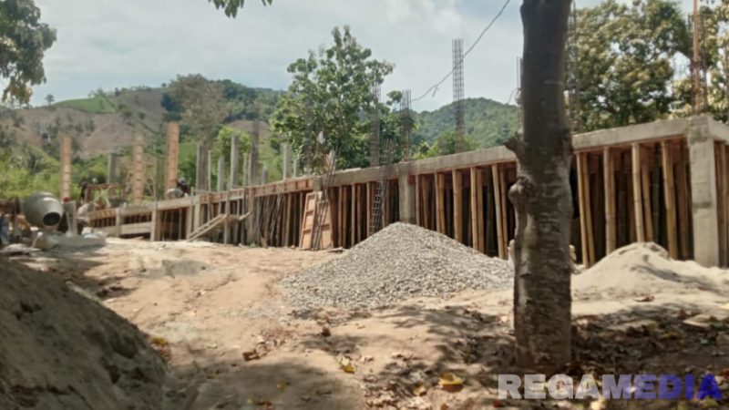 Caption: tampak fisik bangunan proyek refitalisasi di SMK Negeri Model Gorontalo, (dok. regamedianews). 