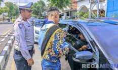 Polantas Sampang Geber Sosialisasi Operasi Zebra 2025
