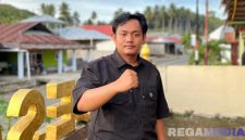 Caption: Ketua Komisariat Persatuan Mahasiswa Hukum Indonesia (PERMAHI) Universitas Nahdatul Ulama Gorontalo, Faisal Moha, (dok. regamedianews).