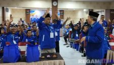 Caption: situasi mulai tegang didalam forum Musda VI PAN Pamekasan, (dok. Kurdi, Rega Media).