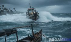 Nelayan Sampang Diimbau Waspada!, Angin Kencang Landa Selat Madura