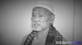 Caption: Pengasuh Pondok Pesantren Nahdlatut Thullab Taman Anom Omben, KH Zubaidi Muhammad, waktu semasa hidup, (dok. Harry, Rega Media). 