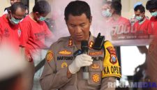 Caption: press conference, Kapolres Sampang AKBP Hartono ungkap kasus kriminalitas selama tahun 2025 yang mendominasi, (dok. Harry, Rega Media).