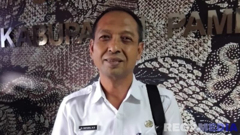 Caption: Kepala Dinas Kesehatan Kabupaten Pamekasan dr.Saifuddin, (dok. Kurdi, Rega Media). 