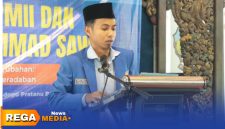 Caption: Ketua Pengurus Cabang Pergerakan Mahasiswa Islam Indonesia Kabupaten Bangkalan, Abd Kholik, (dok. Syafin, Rega Media). 