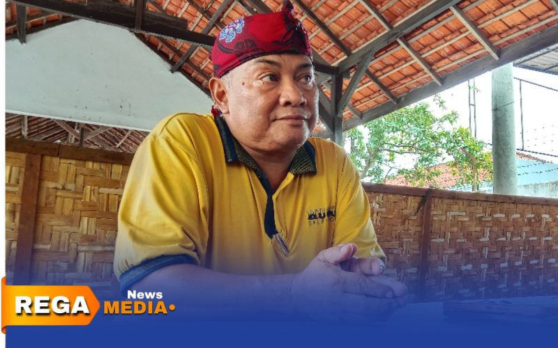 Caption: Ketua ormas Gema Anak  Indonesia Bersatu 'GAIB' Perjuangan, Habib Yusuf,  saat ditemui awak media, (dok. Harry, Rega Media). 